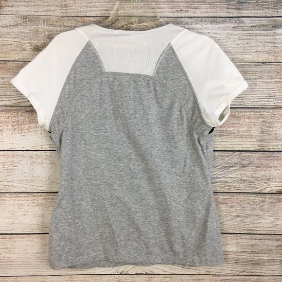 2 Gray T-Shirts Time And Tru, Danskin V-Neck Women's Large - Picture 7 of 11